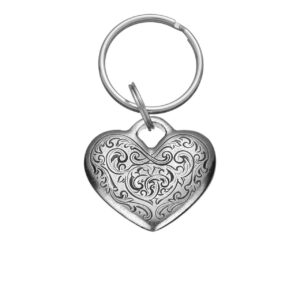 Florentine Heart Keychain