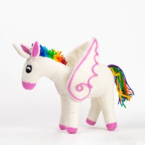 Rainbow Felt Unicorn - Large