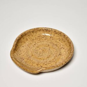 Hand Thrown Dishwasher Safe Spoon Rest - Celadon