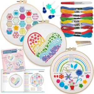 Stitch dictionary Heart Embroidery kit