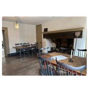 1753 Bachmann Publick House Postcard - Hearth Room