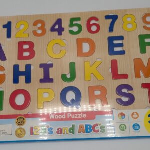 Wood Puzzle, 123s ABCs
