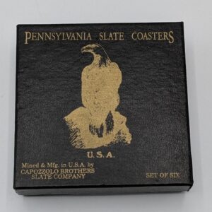 Local Slate Coaster Set - Eagle