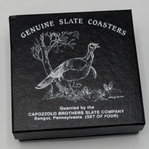Local Slate Coaster Set - Ruffled Grouse