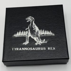 Local Slate Coaster Set - T-Rex