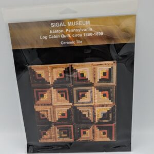 Sigal Museum Log Cabin Quilt Ceramic Tile