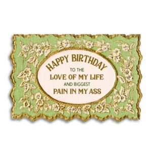 Happy Birthday Love of My Life - Funny Card