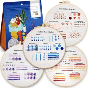 Stitch Dictionary Practice Embroidery kit