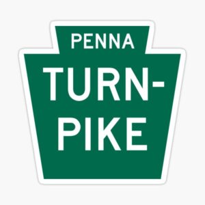 PA Turnpike Sticker