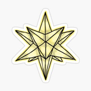 Moravian Star Sticker
