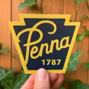 Pennsylvania "Penna" Bumper Sticker / Vinyl Decal