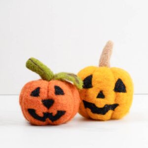 Felt Halloween Jack O'Lantern Pumpkin