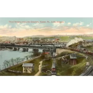 Magnet - Three Bridges Across Delaware River, Easton
