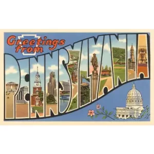Postcard Greetings from Pennsylvania