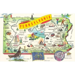 Magnet Map of Pennsylvania