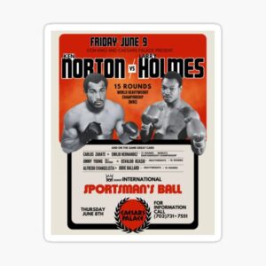 Ken Norton vs. Larry Holmes Sticker