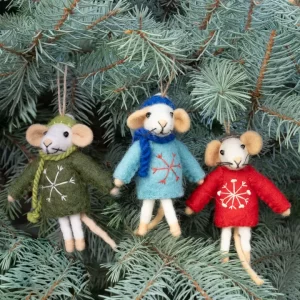 Felt Mouse Ornament