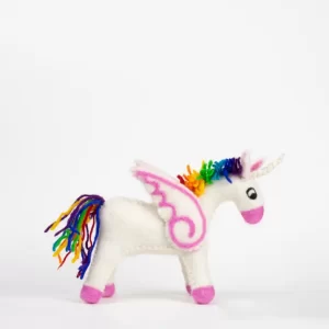 Rainbow Felt Unicorn - Small
