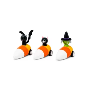 Pullback Candy Corn Car with Spooky Buddy
