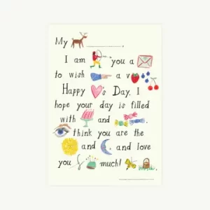 A Victorian Memo Valentine's Day Card
