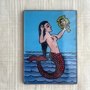 Purse Mirror Glass Mermaid, Peru